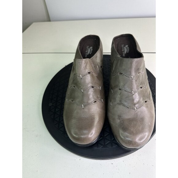 Spring Step Weekend Women's Size EU 41 (US 9.5) Low Heel Mules, Taupe. - Picture 2 of 9